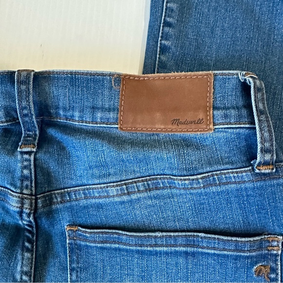 Madewell Cali Demi Boot Jeans Bronson Wash Button Front Edition, 26 - Picture 8 of 11